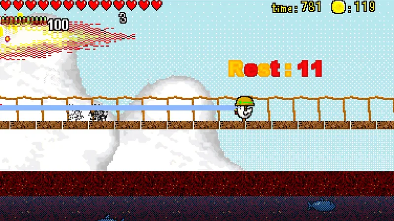 ステージ3 プレイ画面